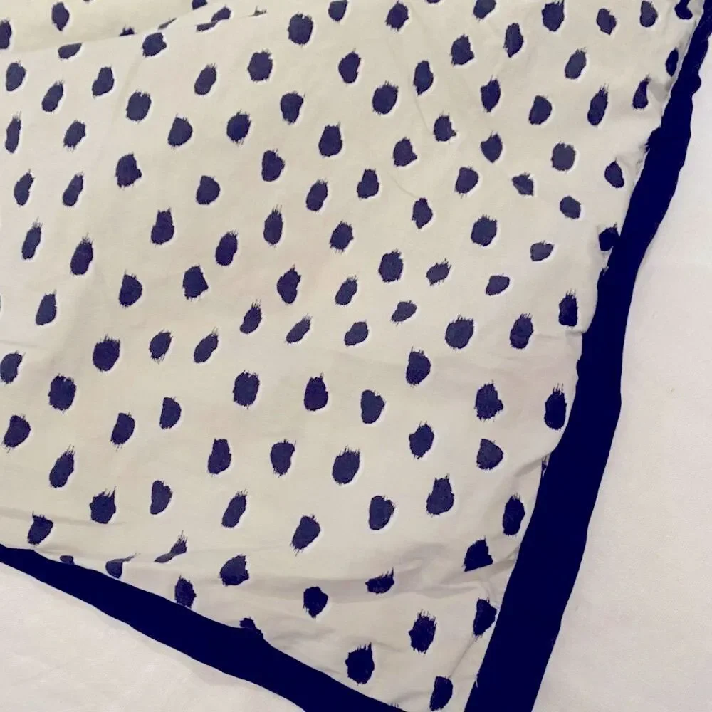 KATE SPADE Black Dots Duvet King Comforter
